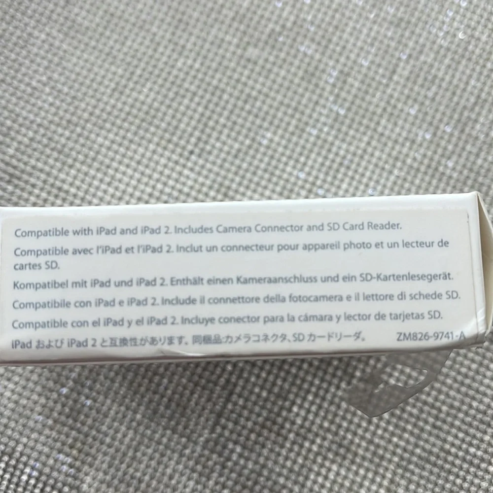 New in box - iPad Camera Connection Kit
